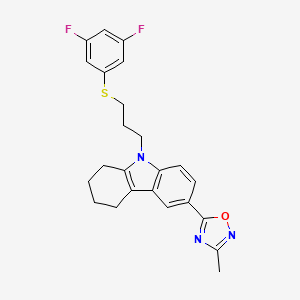 molecular formula C24H23F2N3OS B13439009 ITX 4520 