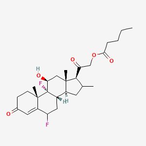 molecular formula C27H38F2O5 B13439023 1,2-Dihydro-difluocortolone Valerate 