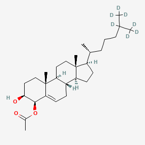 molecular formula C29H48O3 B13439060 4beta-Hydroxy Cholesterol-d7 4-Acetate 