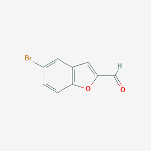 molecular formula C9H5BrO2 B134391 5-Bromo-1-benzofuran-2-carbaldehyde CAS No. 23145-16-6