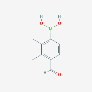molecular formula C9H11BO3 B1343910 (4-Formyl-2,3-dimethylphenyl)boronic acid CAS No. 643093-74-7