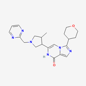 molecular formula C21H26N6O2 B13439108 (Rac)-Tovinontrine 