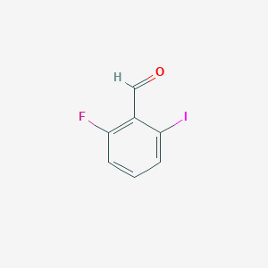 molecular formula C7H4FIO B134392 2-氟-6-碘苯甲醛 CAS No. 146137-72-6