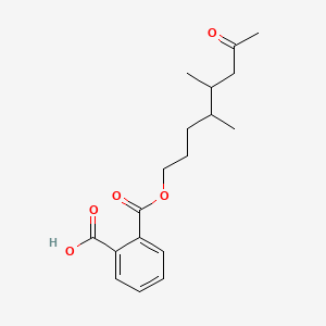 molecular formula C18H24O5 B13439217 Mono(4,5-dimethyl-7-oxooctyl)phthalate 