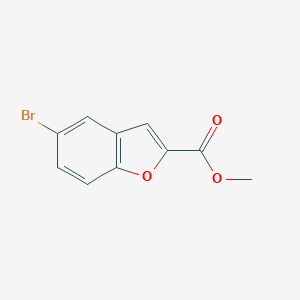 molecular formula C10H7BrO3 B134393 Methyl 5-bromobenzofuran-2-carboxylate CAS No. 26028-36-4