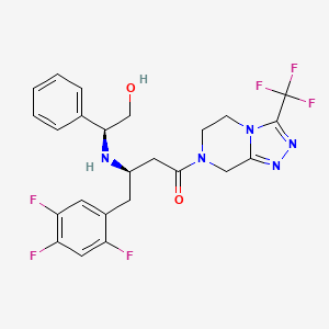 molecular formula C24H23F6N5O2 B13439314 Sitagliptin impurity 79 