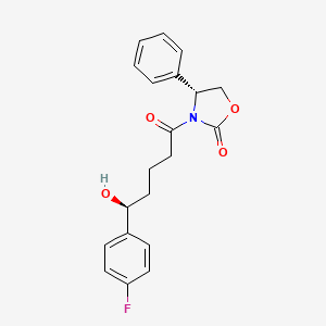 (R)-3-((S)-5-(4-fluorophenyl)-5-hydroxypentanoyl)-4-phenyloxazolidin-2-one