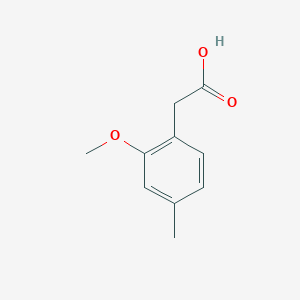 molecular formula C10H12O3 B13439378 2-(2-Methoxy-4-methylphenyl)acetic acid 