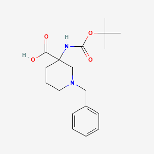 1-Benzyl-3-boc-amino-piperidine-3-carboxylic acid