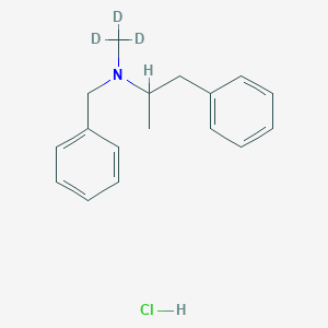 molecular formula C17H22ClN B13439424 rac Benzphetamine-d3 Hydrochloride 