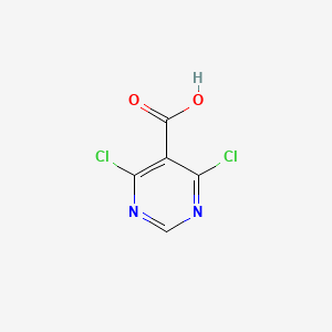 molecular formula C5H2Cl2N2O2 B1343943 4,6-Dichloro-5-pyrimidinecarboxylic acid CAS No. 87600-98-4