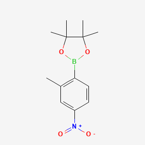 4,4,5,5-Tetramethyl-2-(2-methyl-4-nitrophenyl)-1,3,2-dioxaborolane