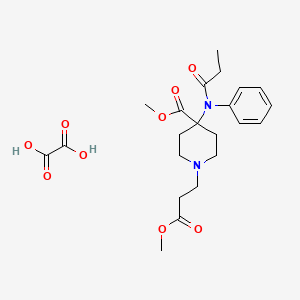 molecular formula C22H30N2O9 B13439490 Remifentanil oxalate 