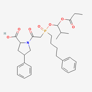 molecular formula C30H40NO7P B13439498 Phenylfosinopril 