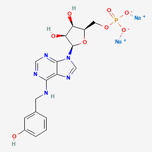 molecular formula C17H18N5Na2O8P B13439616 meta-Topolin Riboside-5'-Monophosphate Sodium Salt 