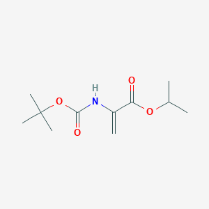 Isopropyl 2-((tert-butoxycarbonyl)amino)acrylate