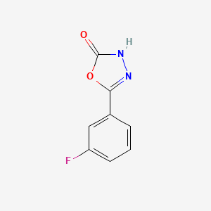 5-(3-Fluorophenyl)-1,3,4-oxadiazol-2(3H)-one