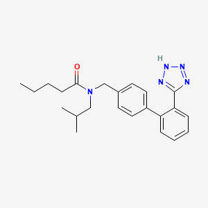 molecular formula C23H29N5O B13439649 Valsartan Decarboxylic Acid 