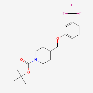tert-Butyl 4-((3-(trifluoromethyl)phenoxy)methyl)piperidine-1-carboxylate
