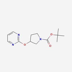 Tert-butyl 3-(pyrimidin-2-yloxy)pyrrolidine-1-carboxylate