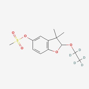 molecular formula C13H18O5S B13439722 EthofumesateEthyl-d5 