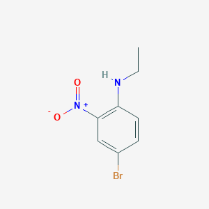 molecular formula C8H9BrN2O2 B1343975 4-Bromo-N-ethyl-2-nitroaniline CAS No. 56136-82-4