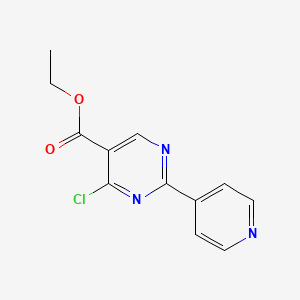 Ethyl 4-chloro-2-(pyridin-4-yl)pyrimidine-5-carboxylate