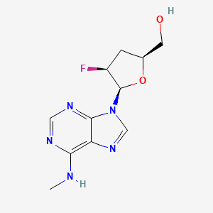molecular formula C11H14FN5O2 B13439807 Fmadda CAS No. 126502-17-8