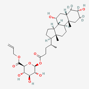 molecular formula C33H52O10 B13439877 N-Cyclopropylmethylnororipavine 