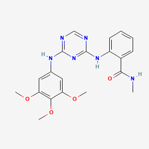 molecular formula C20H22N6O4 B13439885 PHM16 