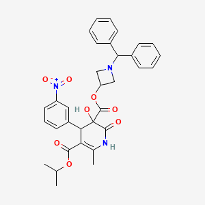 molecular formula C33H33N3O8 B13439914 Desamino-hydroyketo Azelnidipine 