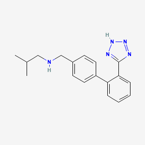 molecular formula C18H21N5 B13439944 N-(2-Methylpropyl)-2'-(2H-tetrazol-5-yl)[1,1'-biphenyl]-4-methanamine 