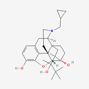 molecular formula C28H39NO4 B13439972 6-O-Desmethyl Buprenorphine CAS No. 130668-48-3