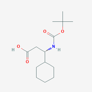 molecular formula C14H25NO4 B13440090 (3S)-3-Boc-amino-3-cyclohexylpropanoic acid 