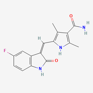 (Z)-5-((5-fluoro-2-oxoindolin-3-ylidene)Methyl)-2,4-diMethyl-1H-pyrrole-3-carboxaMide