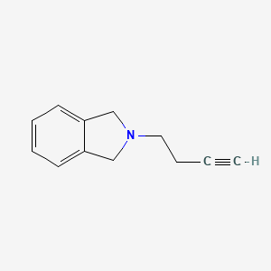 molecular formula C12H13N B13440364 2-(but-3-yn-1-yl)-2,3-dihydro-1H-isoindole 