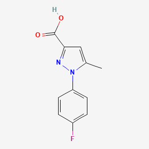 1-(4-fluorophenyl)-5-methyl-1H-pyrazole-3-carboxylic acid