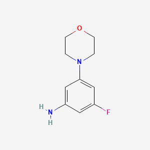 3-Fluoro-5-(morpholin-4-yl)aniline