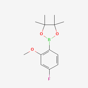 2-(4-Fluoro-2-methoxyphenyl)-4,4,5,5-tetramethyl-1,3,2-dioxaborolane