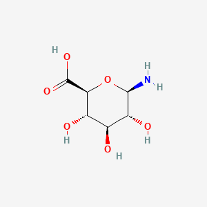 molecular formula C6H11NO6 B13440461 beta-D-Glucopyranuronosylamine 