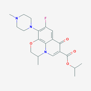 molecular formula C21H26FN3O4 B13440541 Ofloxacin Isopropyl Ester 
