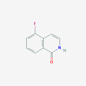 molecular formula C9H6FNO B1344055 5-氟异喹啉-1(2H)-酮 CAS No. 410086-25-8