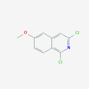 molecular formula C10H7Cl2NO B1344057 1,3-Dichloro-6-methoxyisoquinoline CAS No. 24623-39-0