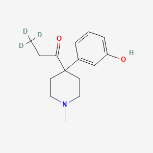 molecular formula C15H21NO2 B13440610 Ketobemidone-d3 