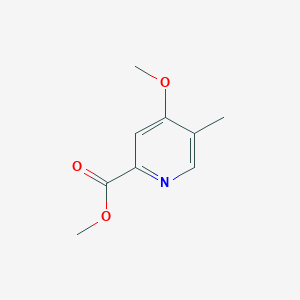 molecular formula C9H11NO3 B13440655 Methyl 4-methoxy-5-methylpicolinate 