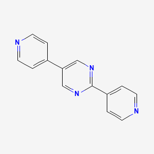 molecular formula C14H10N4 B13440692 2,5-Di-4-pyridinylpyrimidine 