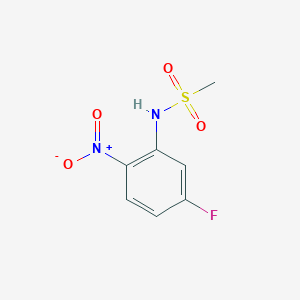 molecular formula C7H7FN2O4S B1344085 N-(5-fluoro-2-nitrophenyl)methanesulfonamide CAS No. 475278-66-1