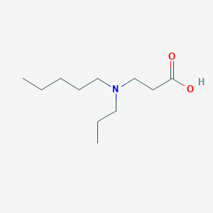 molecular formula C11H23NO2 B13440875 N-Pentyl-N-propyl-beta-alanine 