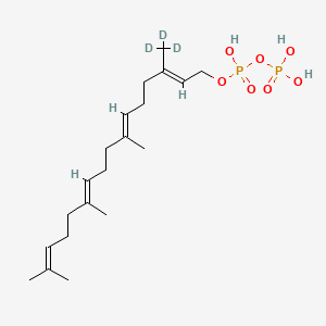 molecular formula C20H36O7P2 B13440908 Geranylgeranyl Pyrophosphate-d3 Triammonium Salt 