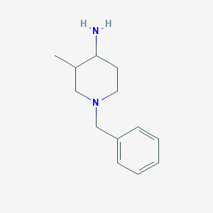 molecular formula C13H20N2 B1344093 1-Benzyl-3-methylpiperidin-4-amine CAS No. 82378-86-7